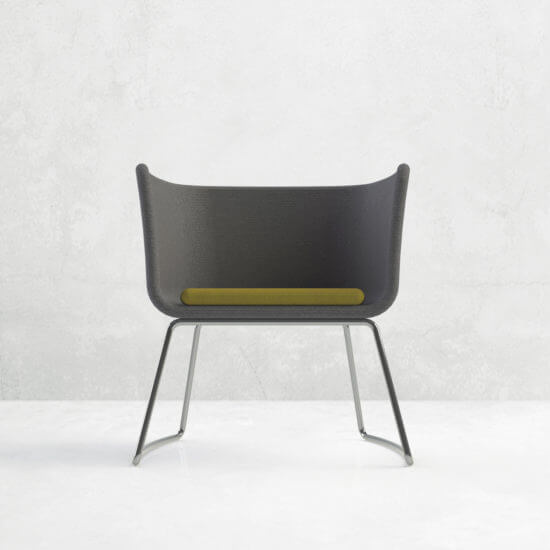 Mantle Visitor Chair by Fulden Topaloğlu, Studio Kali