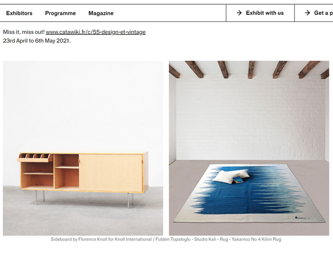 Products by Fulden Topaloglu Studio Kali featured in Maison&Objet X Catawiki Auction