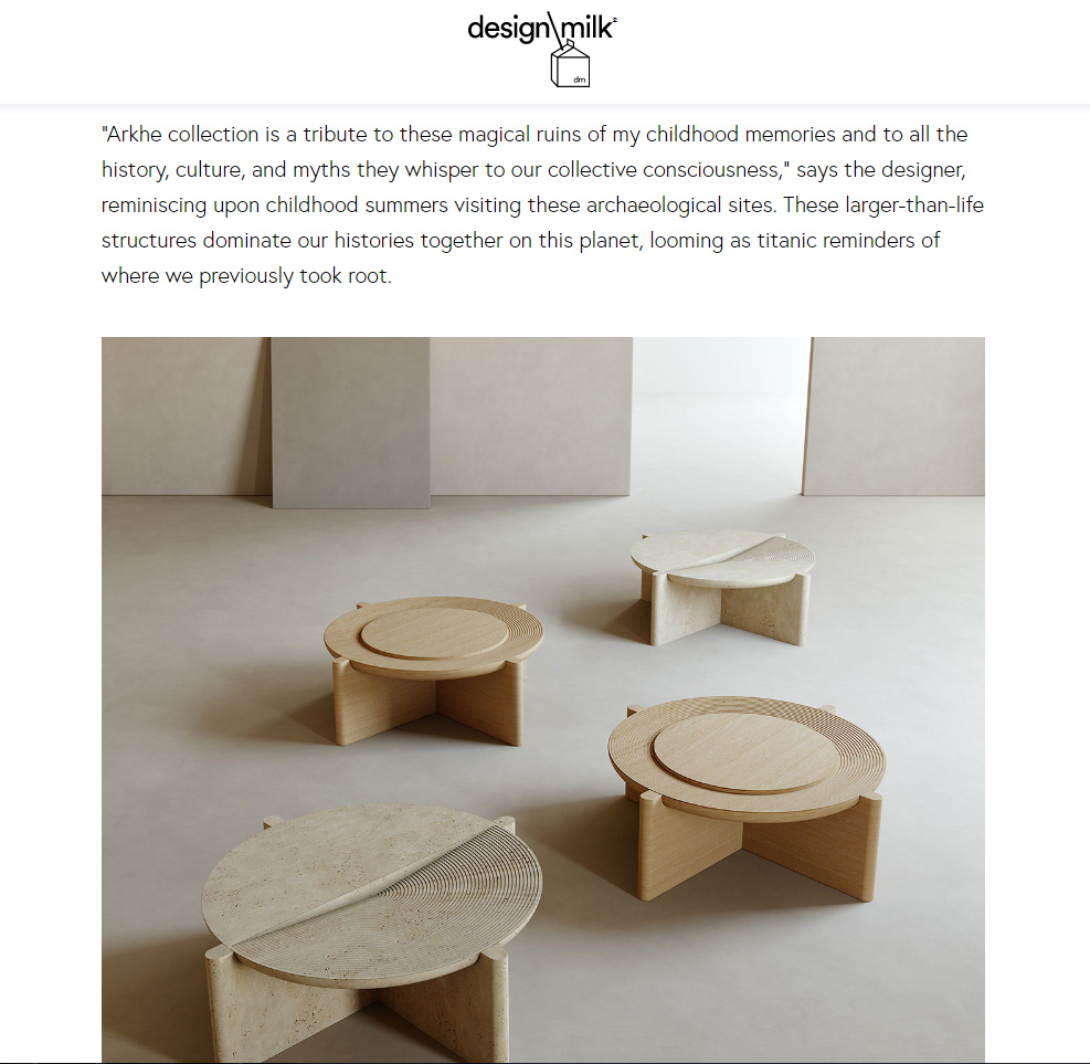 Arkhe Collection in Design Milk