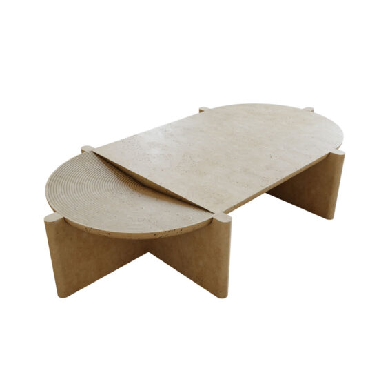 Arkhe No 1 Oval Coffee Table by Fulden Topaloglu